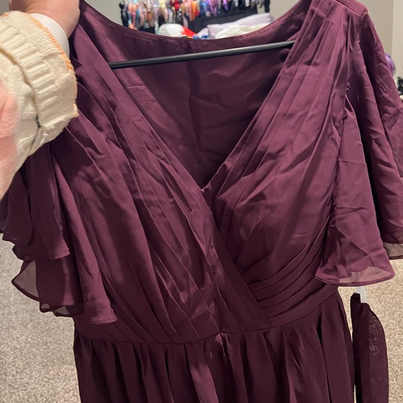 Plum bridesmaid dress - Picture 3 of 3
